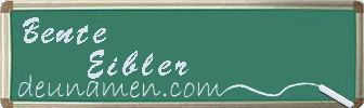 Bente Eibler Visitenkarte